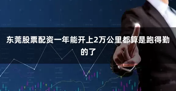 东莞股票配资一年能开上2万公里都算是跑得勤的了